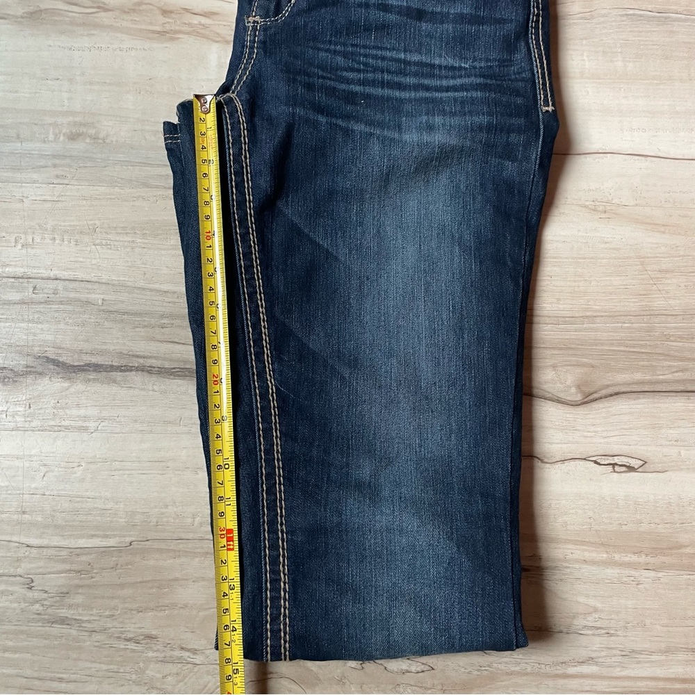 Seven7 Women's Dark Blue Straight Leg Jeans - Picture 7 of 10